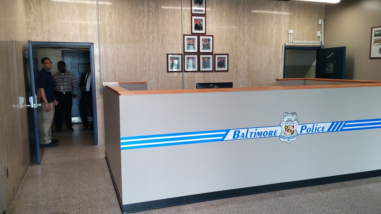 police station interior